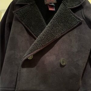 Ralph Lauren Faux Fur Sherpa Fleece Double Breasted Coat
Women’s Black Color